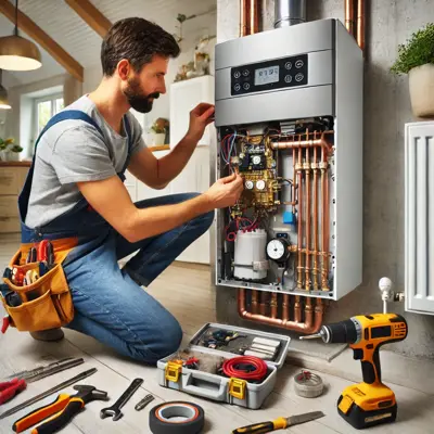 CV-ketel installatie